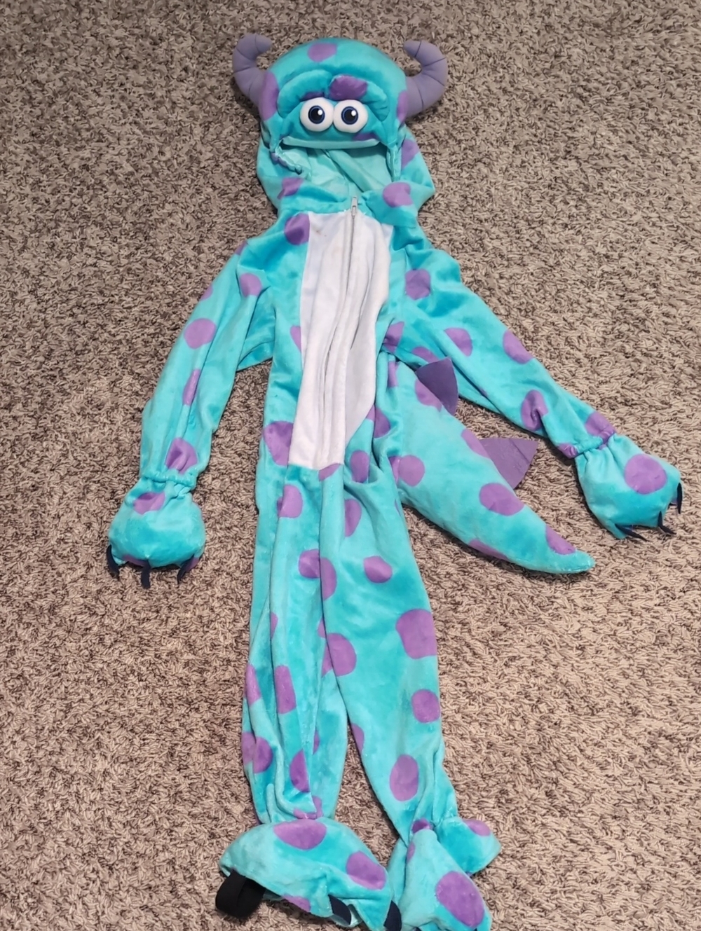 Monster's Inc Pixar Costume Hooded Onesie